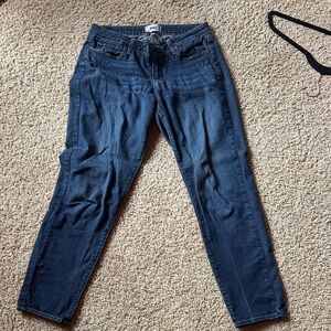 PAIGE Dark Blue Ankle Jeans